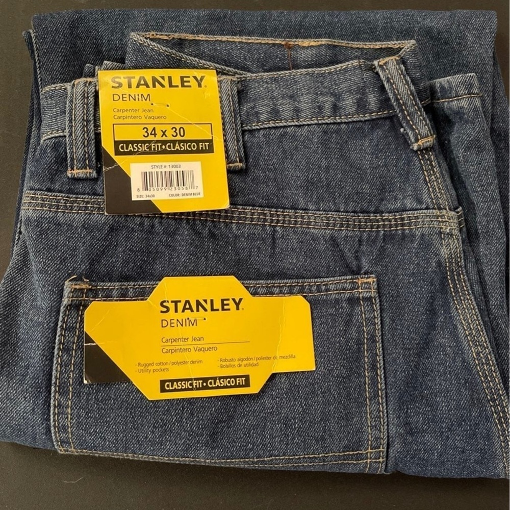 Stanley Classic Fit Denim Jeans - Deep Blue